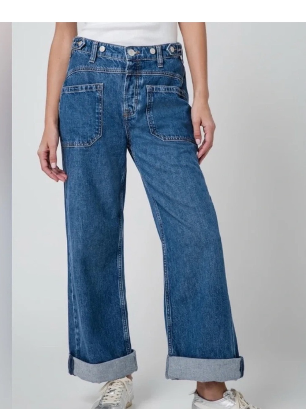 We The Free Palmer Cuffed Jeans Size 29